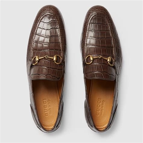 gucci jordaan gg|Gucci jordaan crocodile loafer.